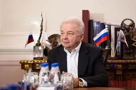 Chủ tịch Hội đồng quản trị Tập đoàn Binnopharm, ông Dmitry Zubov. (Ảnh: Thanh Thể)