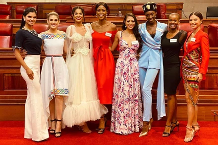Thí sinh các nước tham dự cuộc thi. (Ảnh: Miss World)