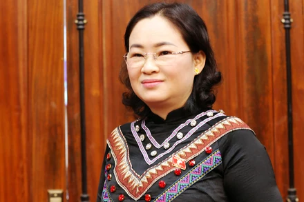 Bà Lò Thị Luyến, Phó Trưởng Đoàn Đại biểu Quốc hội tỉnh Điện Biên.