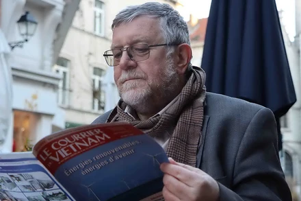 Ông Pierre Gréga, Chủ tịch Hội hữu nghị Bỉ-Việt. (Ảnh: TTXVN)