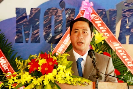 Bị can Lê Mai Toản khi còn là Phó Bí thư Thường trực Huyện ủy Đắk R’lấp.