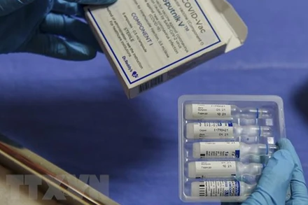 Vaccine ngừa Covid-19 Sputnik V của Nga. (Ảnh: AFP/TTXVN)