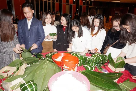 Chương trình “Tết Festival 2020” dành cho thanh niên sinh viên Việt Nam đang học tập và làm việc tại Séc. Ảnh TTXVN