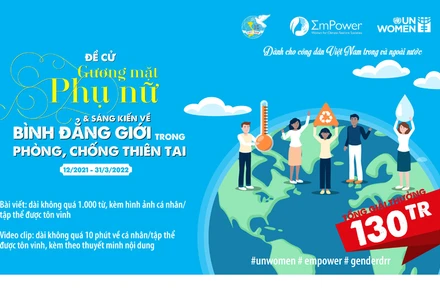 Sáng tác thông điệp truyền thông về bình đẳng giới trong phòng, chống thiên tai