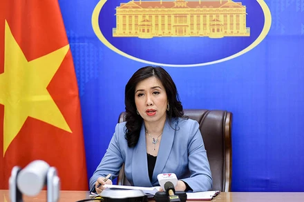 Người phát ngôn Bộ Ngoại giao Lê Thị Thu Hằng.