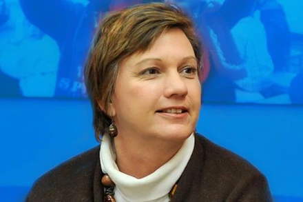 Trưởng đại diện Quỹ Nhi đồng Liên hợp quốc tại Việt Nam Rana Flowers (Ảnh: UNICEF tại Việt Nam).