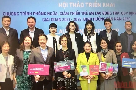 Hội thảo triển khai Chương trình quốc gia về phòng ngừa và giảm thiểu trẻ em lao động trái quy định của pháp luật giai đoạn 2021-2025, định hướng đến năm 2030. 