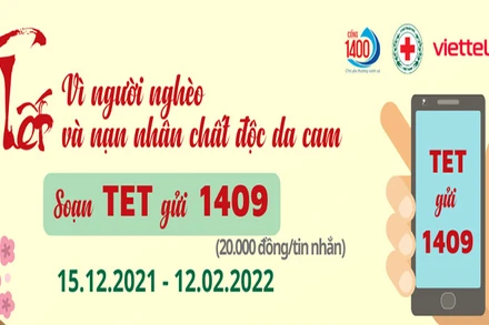 Phát động nhắn tin ủng hộ "Tết vì người nghèo và nạn nhân chất độc da cam"