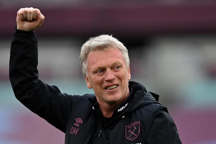 David Moyes đang bay cao cùng West Ham và đặt tham vọng dự Cúp châu Âu mùa tới. (Ảnh: The Times)