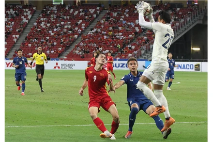 Việt Nam dừng bước tại bán kết AFF Cup 2020 khi không thể đảo ngược kết quả 0-2 ở lượt đi trước Thái Lan. (Ảnh: VFF)