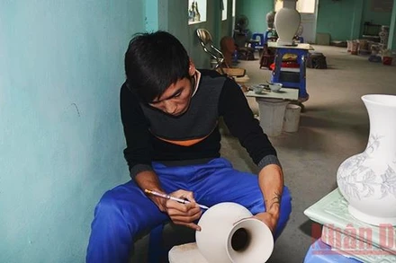 Học viên tại Trung tâm Cai nghiện Thủy Nguyên - Hải Phòng. 