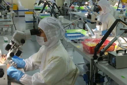 Nhà máy sản xuất thiết bị y tế cao cấp MaNi tại Khu công nghiệp Điềm Thụy (Thái Nguyên).