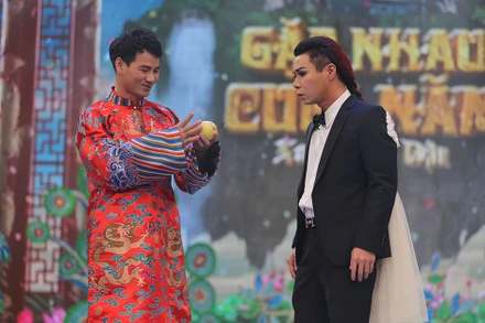 Nghệ sĩ Xuân Bắc trong chương trình Táo quân năm 2017. (Ảnh: VFC)