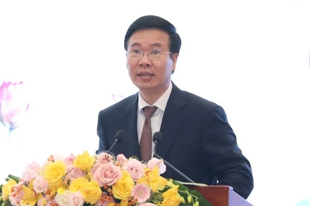 Đồng chí Võ Văn Thưởng phát biểu chỉ đạo.