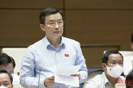 Ông Phạm Trọng Nhân, Phó Trưởng đoàn Đoàn đại biểu Quốc hội tỉnh Bình Dương. (Ảnh: TRỊNH BÌNH)