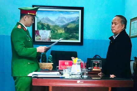 Cơ quan chức năng công bố quyết định khởi tố bị can Lưu Vũ Lâm.