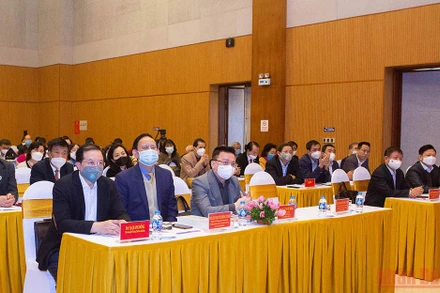 Các đại biểu tham dự Hội thảo khoa học toàn quốc “Văn học, nghệ thuật với những vấn đề quan trọng, cấp thiết của đất nước hôm nay”.