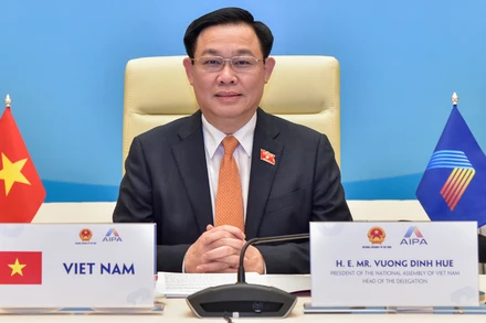 Chủ tịch Quốc hội Vương Đình Huệ. (Ảnh: Duy Linh)