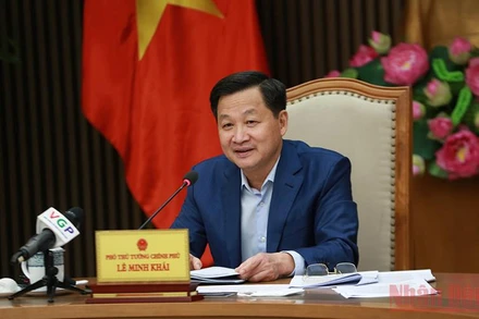 Phó Thủ tướng Lê Minh Khái. (Ảnh: Quang Thương)