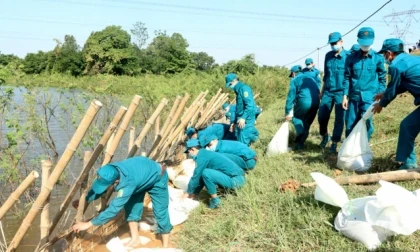 Lực lượng phòng, chống thiên tai tại các cơ sở có vai trò rất quan trọng trong việc nắm bắt tình hình khi xảy ra thiên tai.