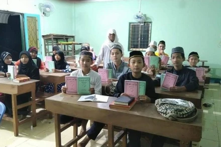 Một giờ học ngôn ngữ dân tộc ở Trà Vinh.