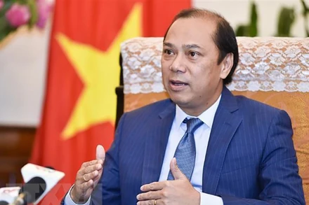 Thứ trưởng Ngoại giao Nguyễn Quốc Dũng. (Ảnh: TTXVN)