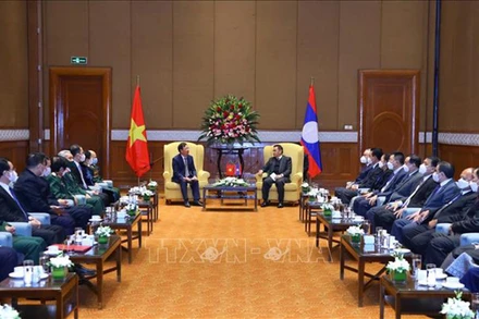 Quang cảnh buổi tiếp. Ảnh: Văn Điệp/TTXVN.