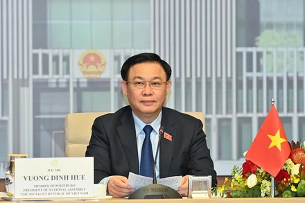 Chủ tịch Quốc hội Vương Đình Huệ. (Ảnh: DUY LINH)