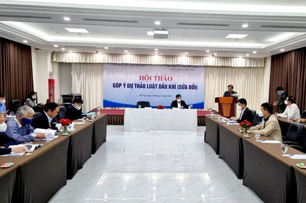 Nhiều nhà khoa học tham dự Hội thảo góp ý Dự thảo Luật Dầu khí sửa đổi.