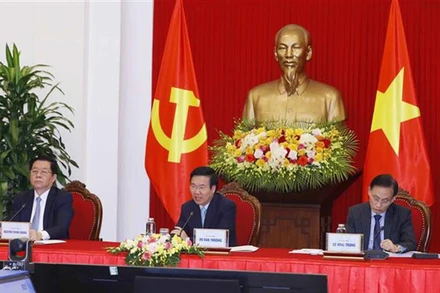 Thường trực Ban Bí thư Võ Văn Thưởng phát biểu. Ảnh: Phương Hoa-TTXVN.