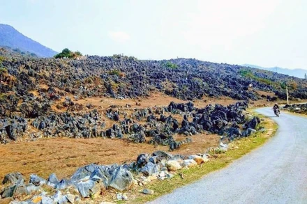 Nếu là du khách lần đầu về các xã phía bắc huyện Tủa Chùa, gồm: Sính Phình, Tả Phìn, Tả Sìn Thàng, Sín Chải chắc chắn sẽ bị cuốn hút bởi cảnh những đá xếp chồng lên đá như cao đến chân trời.