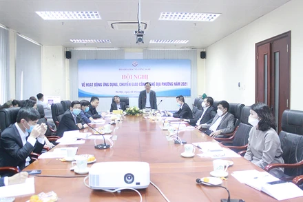 Thứ trưởng Khoa học và Công nghệ Trần Văn Tùng phát biểu ý kiến chỉ đạo tại Hội nghị.