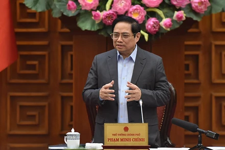 Thủ tướng Phạm Minh Chính phát biểu tại sự kiện.