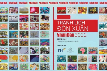 Triển lãm Tranh lịch đón xuân của Báo Nhân Dân