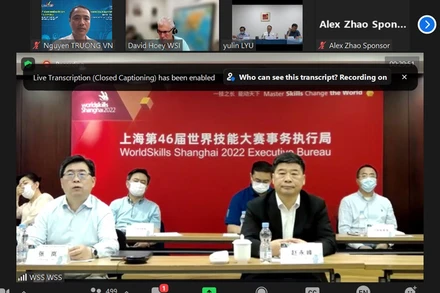 Tổ chức Kỹ năng thế giới (WSI) tổ chức cuộc họp trực tuyến ngày 31/5/2021.