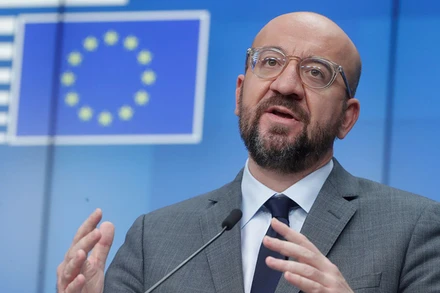 Chủ tịch Hội đồng châu Âu Charles Michel. (Ảnh: Reuters)