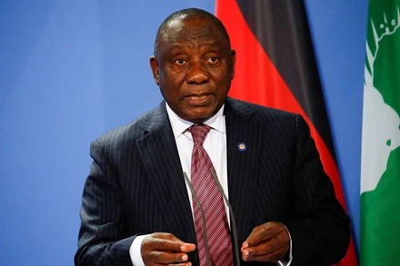 Tổng thống Nam Phi Cyril Ramaphosa. (Ảnh: Reuters)