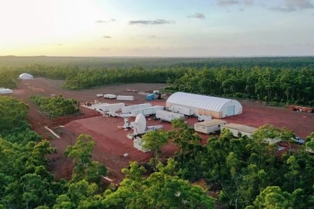 Ba tên lửa sẽ được phóng từ Trung tâm Vũ trụ Arnhem ở phía Bắc Australia với sự hợp tác của cơ quan vũ trụ Mỹ NASA. Ảnh: News Corp.