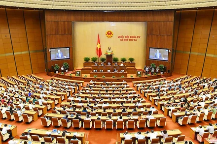 Phiên chất vấn tại Kỳ họp thứ 3, Quốc hội khóa XV. Ảnh: Đăng Khoa