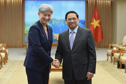 Thủ tướng Phạm Minh Chính tiếp Bộ trưởng Ngoại giao Australia Penny Wong.