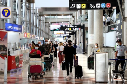 EIC dự báo năm 2022 sẽ có khoảng 7,5 triệu lượt khách quốc tế tới Thái Lan. (Ảnh: Bưu điện Bangkok)