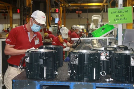 Lao động tại một doanh nghiệp ở khu công nghiệp Amata, Đồng Nai. (Ảnh minh họa: Thiên Vương)