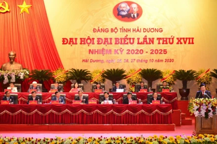 Ảnh minh họa: Đại hội đại biểu lần thứ XVII tỉnh Hải Dương.