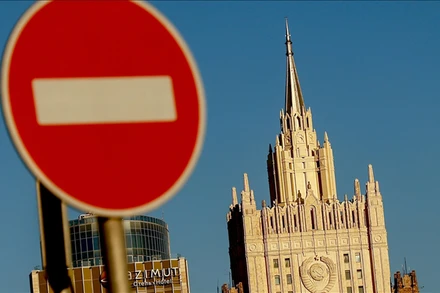 Tòa nhà Bộ Ngoại giao Nga ở Moskva. (Nguồn: AA)