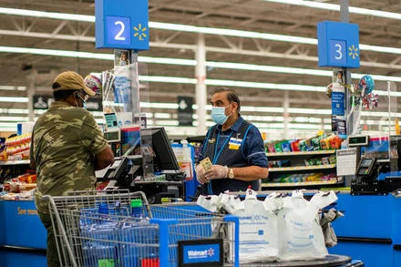 Một siêu thị tại Mỹ, tháng 7/2020. Ảnh: Reuters