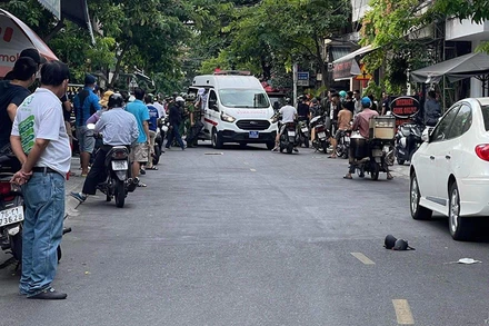 Hiện trường vụ việc.