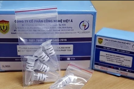 Bộ kit test xét nghiệm Covid-19 của Công ty cổ phần Công nghệ Việt Á.