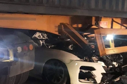 Hiện trường vụ tai nạn.