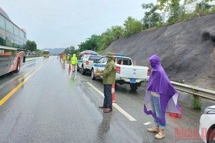 Hiện trường vụ tại nạn.