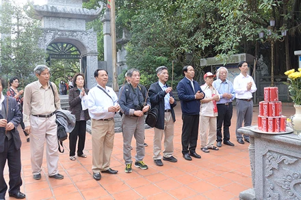 Lần họp lớp gần nhất là chuyến thăm Khu di tích lịch sử Bạch Đằng (Thủy Nguyên, TP Hải Phòng).